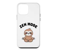 Custodia per iPhone 12 mini Zen Mode Divertente Bradipo Kawaii Yoga Bradipo Stress Free