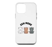 Custodia per iPhone 12 mini Zen Mode - Orsetto Kawaii per yoga, divertente e senza stress
