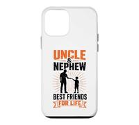 Custodia per iPhone 12 mini Zio Niphew Migliori amici per tutta la vita Famiglia Matching Unc Bond