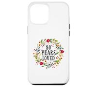 Custodia per iPhone 12 Pro Max 80 Years Old 80th Birthday Women Cool 80 Years Loved