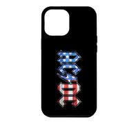 Custodia per iPhone 12 Pro Max AC/DC Old Glory Bandiera Americana Logo