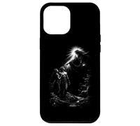 Custodia per iPhone 12 Pro Max Adamo ed Eva genesi creazione dio luce divina