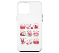 Custodia per iPhone 12 Pro Max Adorable Bunny with Hearts and Yarn