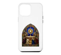 Custodia per iPhone 12 Pro Max Adorazione eucaristica Cattedrale gotica Mosaico Opera d'arte