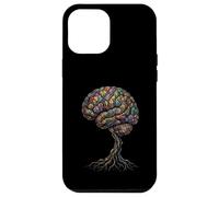 Custodia per iPhone 12 Pro Max Albero Cervello Astratto Anatomia Natura Arte