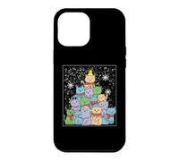 Custodia per iPhone 12 Pro Max Albero di Natale con gatto Merry Xmas Cats Meowy Catmas Kitten Santa