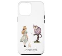 Custodia per iPhone 12 Pro Max Alice Adventures Wonderland Vintage Libro Citazione Lewis Carrol
