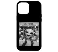 Custodia per iPhone 12 Pro Max Alien Ultimo Giorno Di Scuola Summer Break Divertente Meme Selfie
