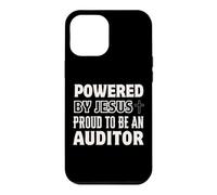 Custodia per iPhone 12 Pro Max Alimentato da Gesù Orgoglioso di essere auditor Christian