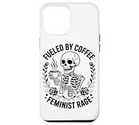 Custodia per iPhone 12 Pro Max Alimentato Dal Caffè Rabbia Femminista Empowerment Della