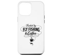 Custodia per iPhone 12 Pro Max Alimentato dalla pesca a mosca e caffè per la festa del papà