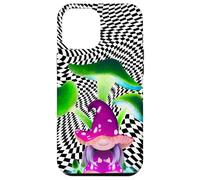 Custodia per iPhone 12 Pro Max Alt Gnome Scacchiera Fungo Art