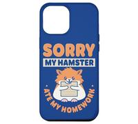 Custodia per iPhone 12 Pro Max Alunno Mi dispiace che il mio criceto abbia mangiato i miei compiti Citazione di ritorno a scuola