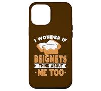 Custodia per iPhone 12 Pro Max Amante di New Orleans Mi chiedo se anche i beignets pensano a me