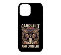 Custodia per iPhone 12 Pro Max Amanti dei libri di falena a lume di candela e contenuti
