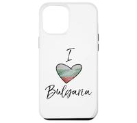 Custodia per iPhone 12 Pro Max Amo la bandiera della Bulgaria nel cuore