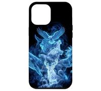 Custodia per iPhone 12 Pro Max Animali selvatici Balena Aquila Cavallo Blu Lupo Mondo