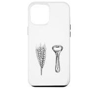 Custodia per iPhone 12 Pro Max Apribottiglie per birra e orzo e malto classico retrò