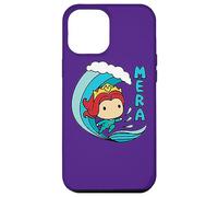Custodia per iPhone 12 Pro Max Aquaman Movie Chibi Mera and Mermaid Wave