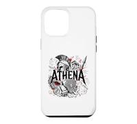 Custodia per iPhone 12 Pro Max Atena Antica Dea Guerriera Greca Sparta Owl