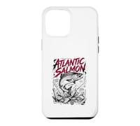 Custodia per iPhone 12 Pro Max Atlantic Salmon River King Fly Strike - Frantumatore da pesca