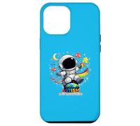 Custodia per iPhone 12 Pro Max Autism Is My Super Power, Carino Astronauta Puzzle Piece