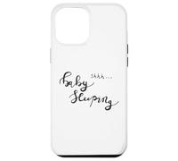 Custodia per iPhone 12 Pro Max Baby Sleeping Shhh Neonato Notte Calma Tema