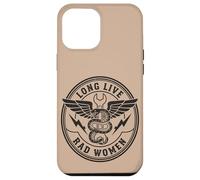 Custodia per iPhone 12 Pro Max Bad Women Snake Pugnale Vintage Rebel Grafica