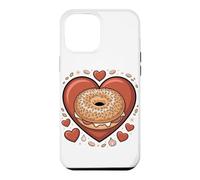 Custodia per iPhone 12 Pro Max Bagel Lover Breakfast Foodie Brunch Everything Bagel