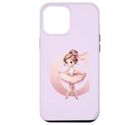 Custodia per iPhone 12 Pro Max Ballerina Ragazza Danza Nome Prima Lettera C Ragazza Tutu Ballet