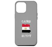 Custodia per iPhone 12 Pro Max Bandiera dell'Egitto Distressed Cairo Pride