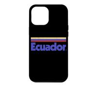Custodia per iPhone 12 Pro Max Bandiera Ecuador retrò rosso