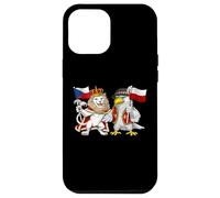 Custodia per iPhone 12 Pro Max Bandiera Repubblica Ceca Polonia Radici Ceche Polacca