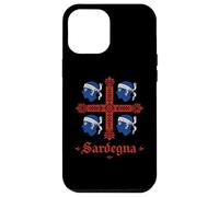 Custodia per iPhone 12 Pro Max Bandiera Sardegna Quattro Mori Sardegna Orgoglio Italia Design