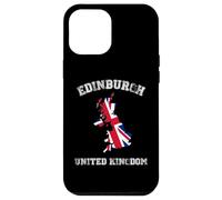 Custodia per iPhone 12 Pro Max Bandiera vintage del Regno Unito di Edimburgo