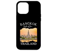 Custodia per iPhone 12 Pro Max Bangkok Thailandia Souvenir Tempio dell'alba Buddismo Wat Arun