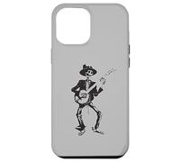 Custodia per iPhone 12 Pro Max Banjo Dancing Skeleton Bluegrass Music Festival