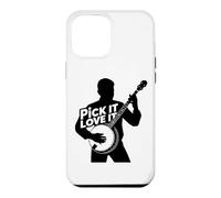 Custodia per iPhone 12 Pro Max Banjo Pick Love Country Musica Folk Bluegrass Banjo Player