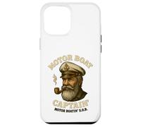 Custodia per iPhone 12 Pro Max Barca a motore Captain Funny Pontoon Boating