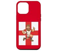 Custodia per iPhone 12 Pro Max Barrelling Forward, divertente eroe del rugby inglese