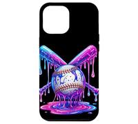 Custodia per iPhone 12 Pro Max Baseball Drip Bats Paint Melting Ragazzi Sport Dripping