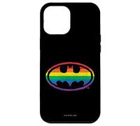 Custodia per iPhone 12 Pro Max Batman Pride Rainbow Logo