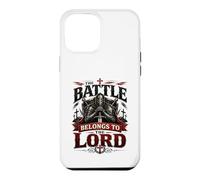 Custodia per iPhone 12 Pro Max Battle Belongs To The Lord Christian Warrior Armor of God