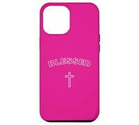 Custodia per iPhone 12 Pro Max Benedetto Semplice Minimalistico Religioso Fede Cristiana