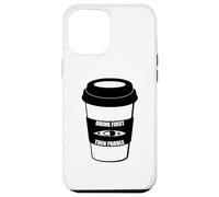 Custodia per iPhone 12 Pro Max Bevi prima il caffè e poi pagaia in kayak