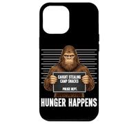 Custodia per iPhone 12 Pro Max Bigfoot Mugshot sorpreso a rubare snack da campo La fame accade
