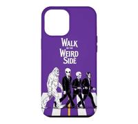 Custodia per iPhone 12 Pro Max Bigfoot - Scheletro alieno che attraversa la strada Strano Halloween