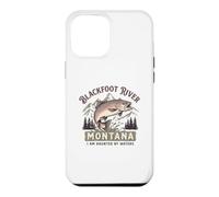 Custodia per iPhone 12 Pro Max Blackfoot River Montana Pesca a Mosca