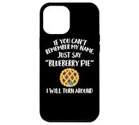 Custodia per iPhone 12 Pro Max Blueberry Pie Apparel - Design unico con torte divertenti