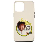Custodia per iPhone 12 Pro Max Bob Ross Just Beat The Devil Out of It